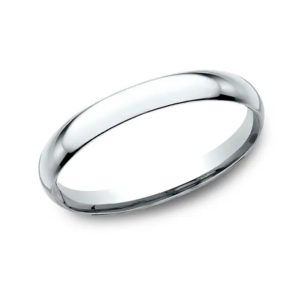14K White Gold 2.0 mm Regular Dome Comfort Fit Wedding Band Size 6.0 Image 2 Raleigh Diamond Fine Jewelry Raleigh, NC