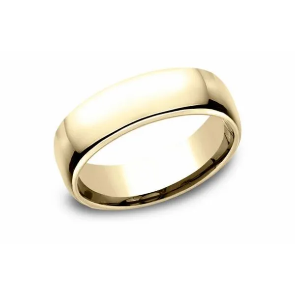 14K Yellow Gold EuroComfort Fit 5.5mm Men's Band Raleigh Diamond Fine Jewelry Raleigh, NC