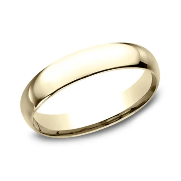18K Yellow Gold Comfort Fit 4.0mm Wedding Band Image 2 Raleigh Diamond Fine Jewelry Raleigh, NC