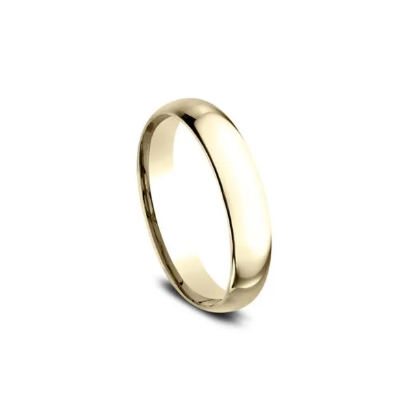 18K Yellow Gold Comfort Fit 4.0mm Wedding Band Image 3 Raleigh Diamond Fine Jewelry Raleigh, NC
