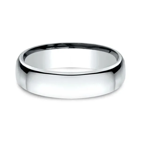14K White Gold EuroComfort Fit 5.5mm Wedding Band Raleigh Diamond Fine Jewelry Raleigh, NC