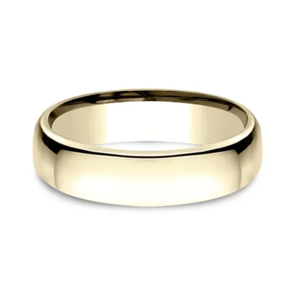 14K Yellow Gold EuroComfort Fit 5.5mm Men's Band Raleigh Diamond Fine Jewelry Raleigh, NC