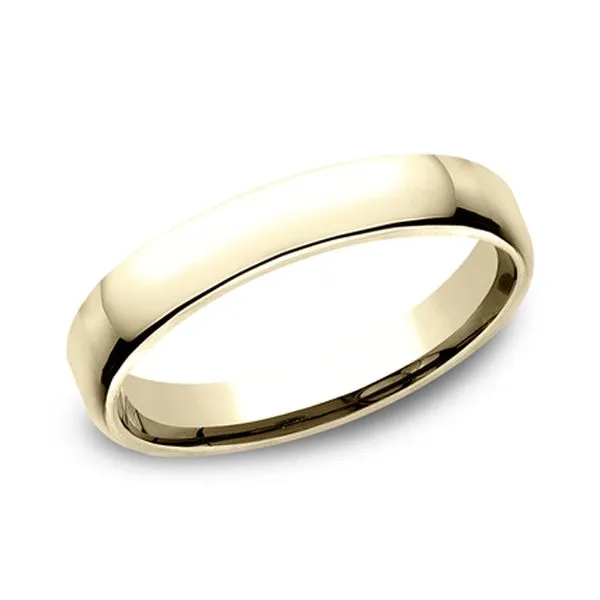 14K Yellow Gold EuroComfort Fit 3.5mm Band Size 4 Image 2 Raleigh Diamond Fine Jewelry Raleigh, NC