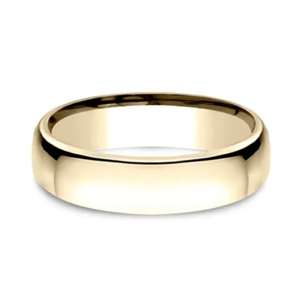 18K Yellow Gold EuroComfort Fit 5.5mm Wedding Band Raleigh Diamond Fine Jewelry Raleigh, NC
