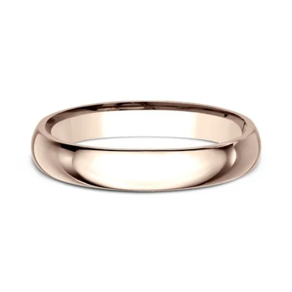 14K Rose Gold 3mm Light Comfort Fit Plain Band Size 7 Image 2 Raleigh Diamond Fine Jewelry Raleigh, NC