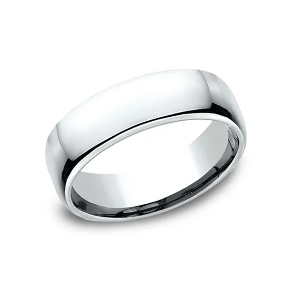 14K White Gold EuroComfort Fit 3.5mm Band Size 6.5 Raleigh Diamond Fine Jewelry Raleigh, NC