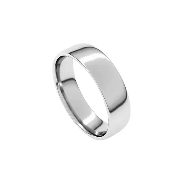 Platinum Euro Comfort Fit 6mm Band Silk Finish Size 6 Image 2 Raleigh Diamond Fine Jewelry Raleigh, NC