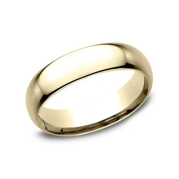 18K Yellow Gold 6.0mm Light Comfort Fit Band Size 10 Raleigh Diamond Fine Jewelry Raleigh, NC
