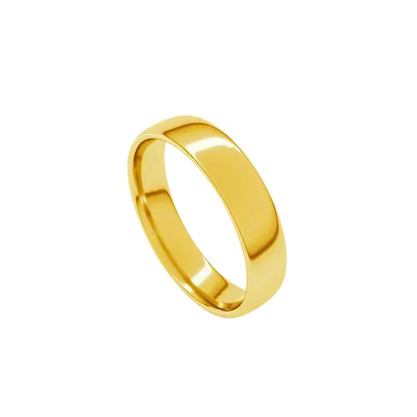18K Yellow Gold Comfort Fit Lightweight European Style Band Sz 8.5 Raleigh Diamond Fine Jewelry Raleigh, NC