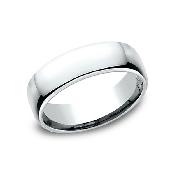 14K White Gold EuroComfort-Fit 2.5mm Men's Wedding Band Sz 7.5 Raleigh Diamond Fine Jewelry Raleigh, NC