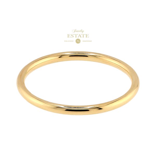 Estate 18K Yellow Gold 2mm Ladies Wedding Band Sz 7 Raleigh Diamond Fine Jewelry Raleigh, NC
