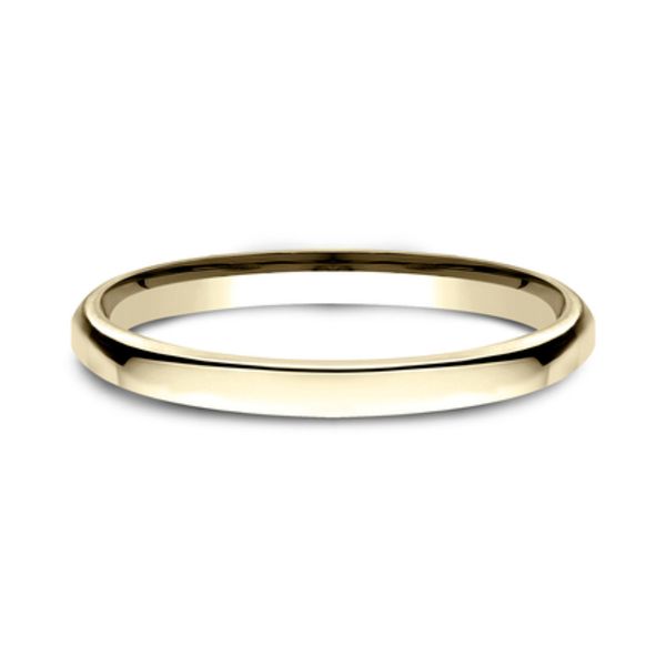14K Yellow Gold EuroComfort Fit 2.5 mm Polished Ladies Wedding Band Sz 6.5 Image 2 Raleigh Diamond Fine Jewelry Raleigh, NC