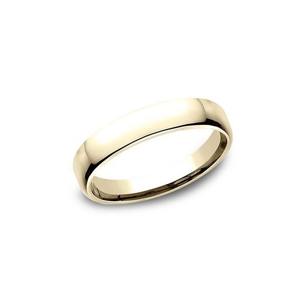 18K Yellow Gold EuroComfort Fit 4.5mm Wedding Band Sz 10 Raleigh Diamond Fine Jewelry Raleigh, NC