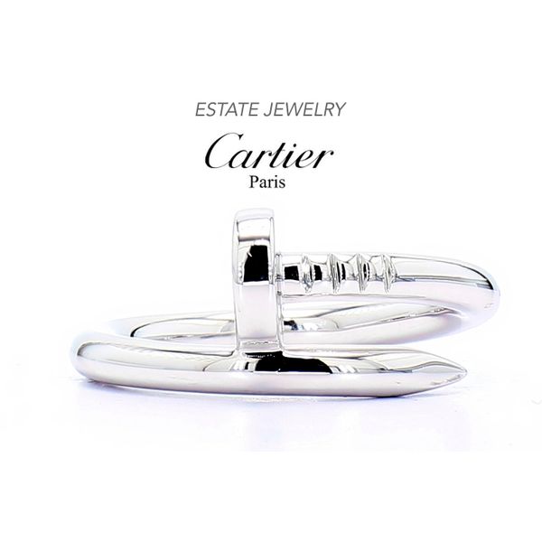 Estate Cartier 18K White Gold 