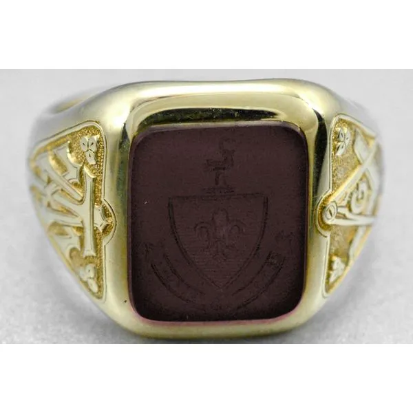 Estate Tiffany & Co. 18K Yellow Gold Men's Masonic Class Ring Size 11.25 Raleigh Diamond Fine Jewelry Raleigh, NC