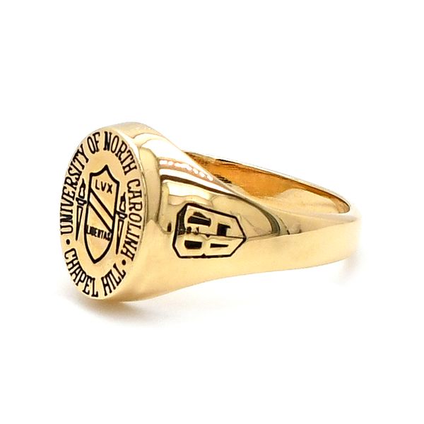 Estate 14K Yellow Gold 1989 UNCCH Class Ring Image 2 Raleigh Diamond Fine Jewelry Raleigh, NC