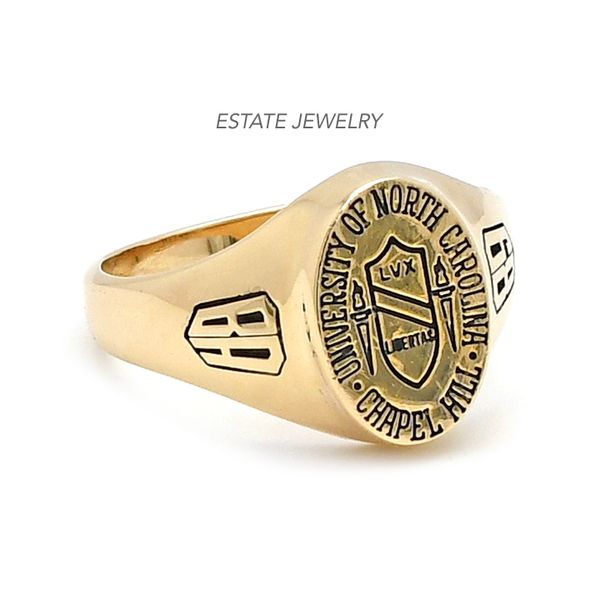 Estate 14K Yellow Gold 1989 UNCCH Class Ring Raleigh Diamond Fine Jewelry Raleigh, NC