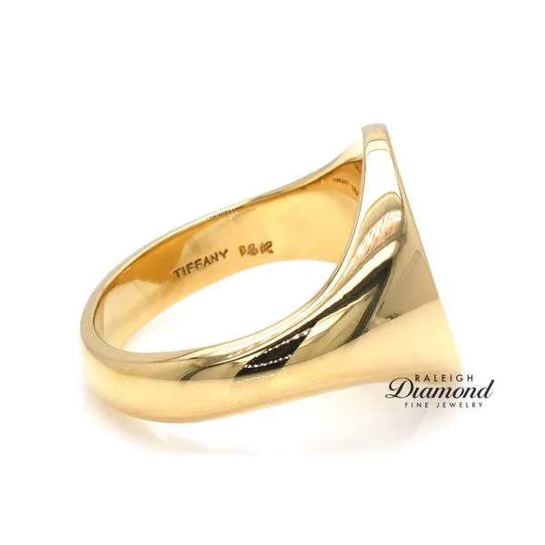 Estate Tiffany & Co. 14K Yellow Gold Signet Ring Image 5 Raleigh Diamond Fine Jewelry Raleigh, NC