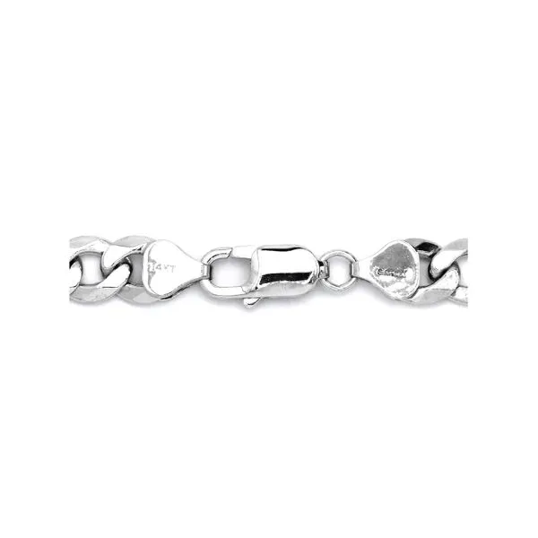 14K White Gold 8.0mm 26