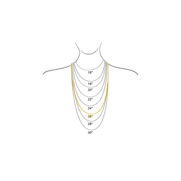 14K Yellow Gold 10.0 mm 26