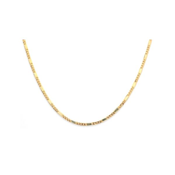 14K Yellow Gold Flat Link 24