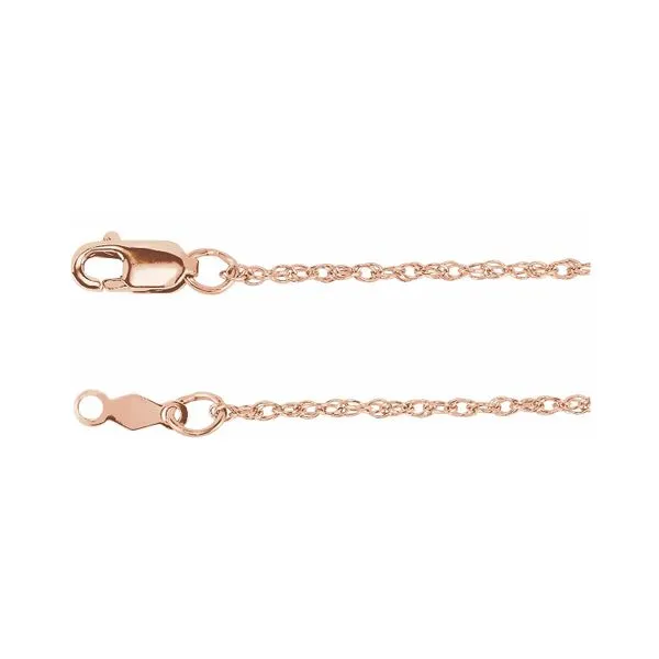 14K Rose Gold 1.25mm 18