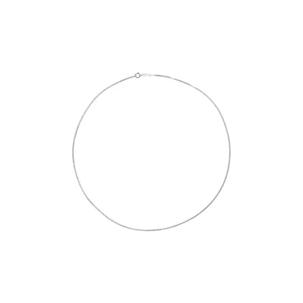 14K White Gold 1.3mm Diamond Cut 18