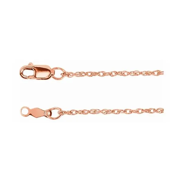 14K Rose Gold 1.25 mm 16
