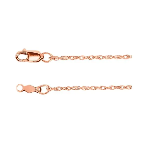 14K Rose Gold 1.25mm 18