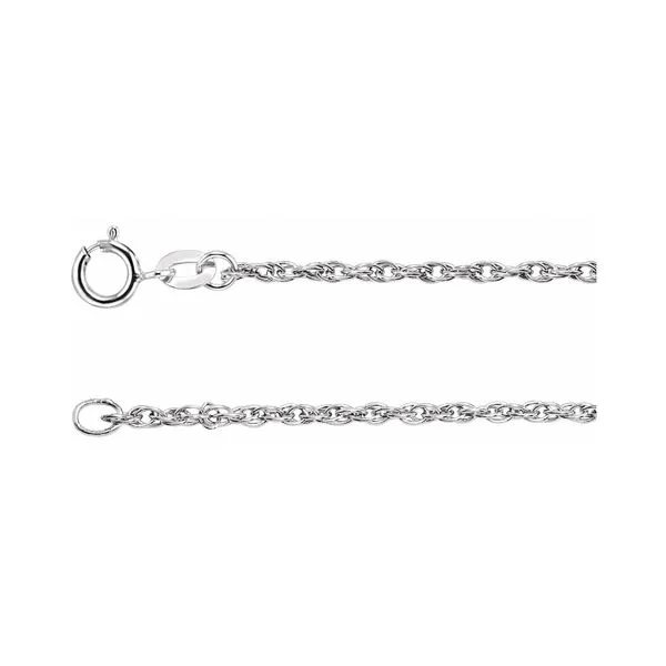 14K White Gold 1.5 mm 18