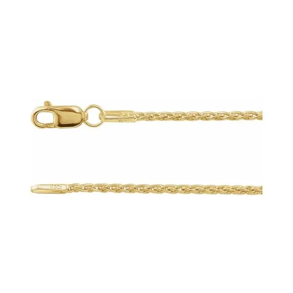 14K Yellow Gold 1.25mm 18