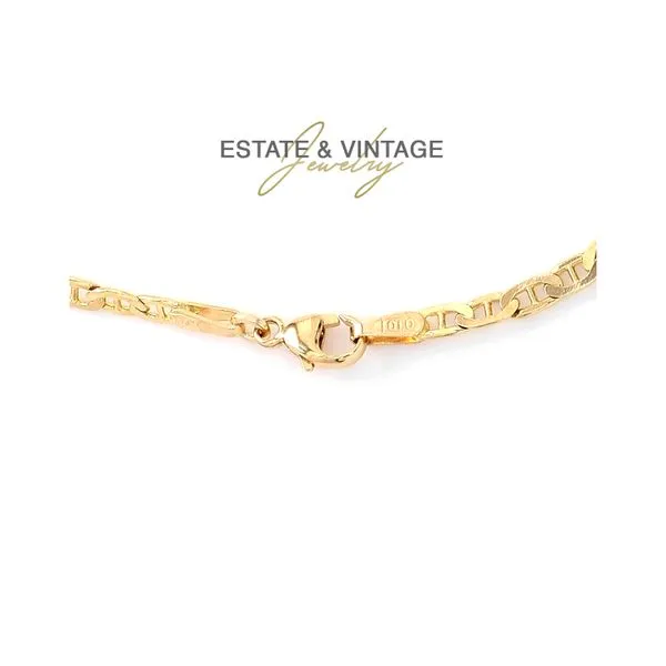 Estate 14K Yellow Gold Flat Gucci 24