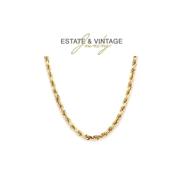 Estate 14K Yellow Gold 2.7mm 18