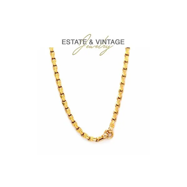 Estate 22K Yellow Gold 24