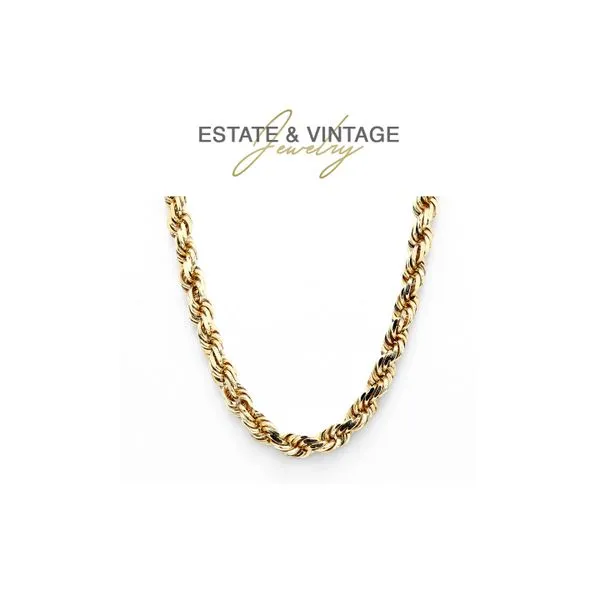 Estate 14K Yellow Gold 3.80mm 20