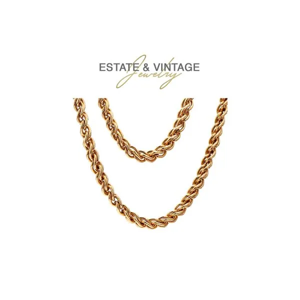 Estate 10K Yellow Gold 4.8mm 40