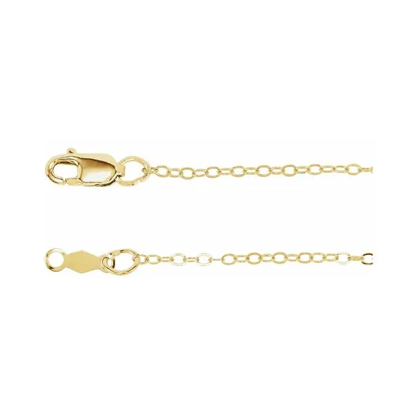 14K Yellow Gold 1.3mm 18