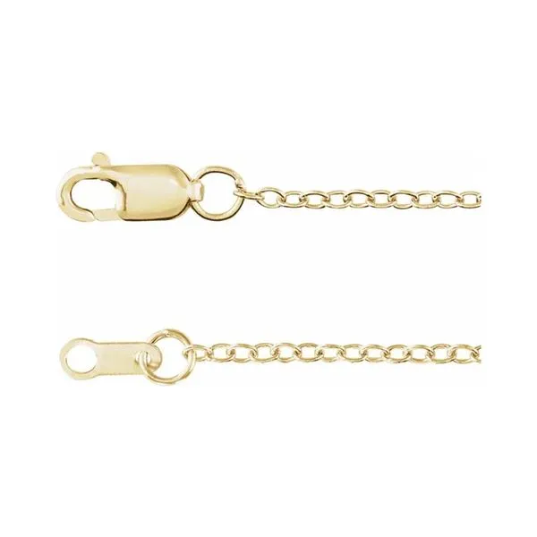 14K Yellow Gold 1.3mm 16