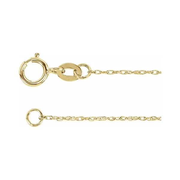 14K Yellow Gold 1mm Rope 16