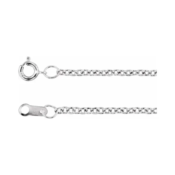 14K White Gold 1.5mm 18