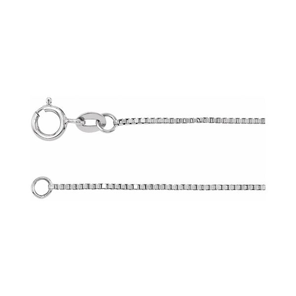 14K White Gold 0.75mm 18