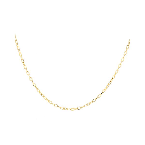 14K Yellow Gold Diamond Cut 0.80mm 18