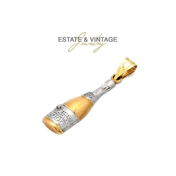 Estate 14K White & Yellow Gold 
