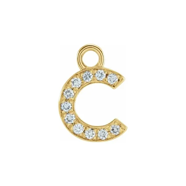 14K Yellow Gold 0.04ctw Natural Diamond 