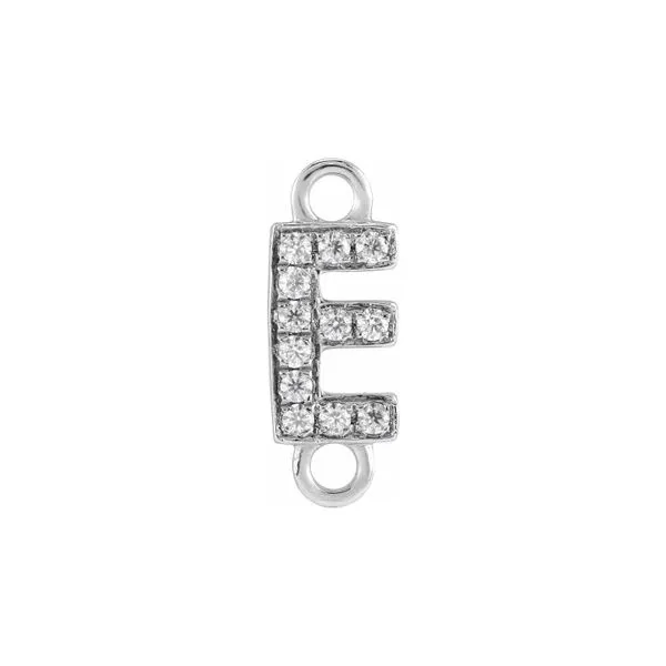 14K White Gold 0.04ctw Natural Diamond 