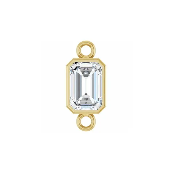 14K Yellow Gold 1/4ctw SI/G-H-I Lab Grown Diamond Bezel-Set Link Raleigh Diamond Fine Jewelry Raleigh, NC