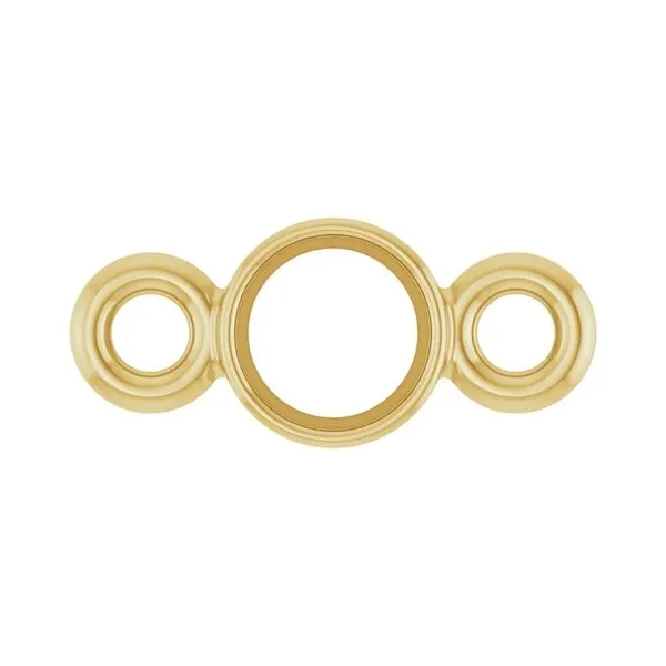 14K Yellow Gold 2.5mm Round Bezel-Set Link Raleigh Diamond Fine Jewelry Raleigh, NC