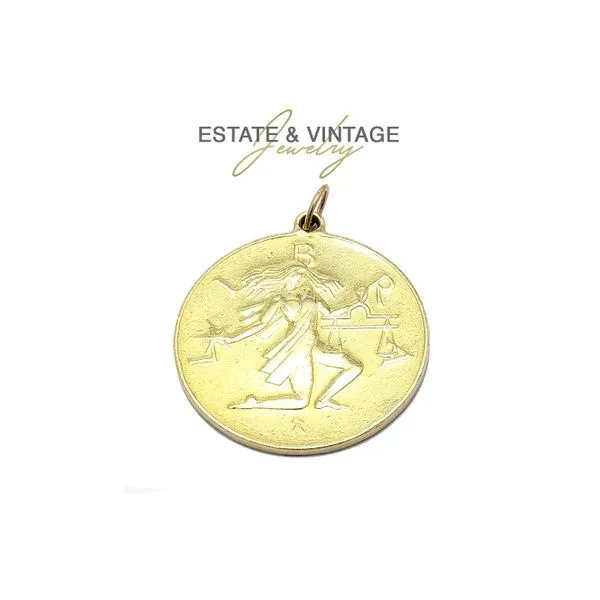 Estate 18K Yellow Gold 