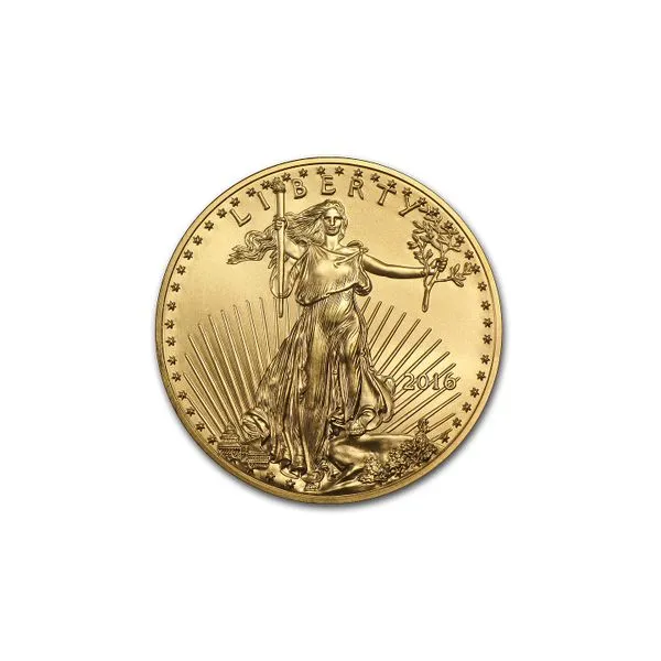2016 American Gold Eagle 22K Yellow Gold 1/2 oz Coin Raleigh Diamond Fine Jewelry Raleigh, NC