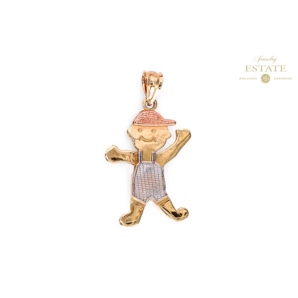 Estate 14K White, Yellow & Rose Gold 